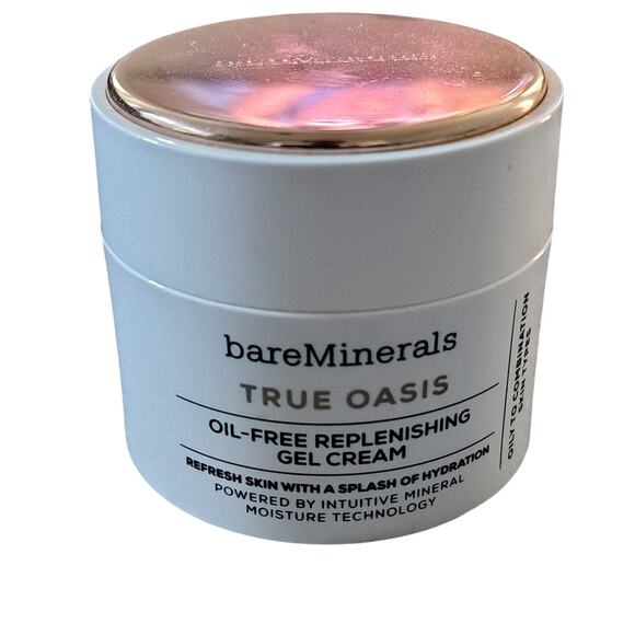 Bare Minerals True Oasis Oil Free Replenishing Gel Cream 1.7oz 50% Partial Use - Picture 1 of 3